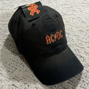 🎸 '22 AC⚡️DC - AC/DC Band Unworn Perfect Original Text Logo Strap Back Hat